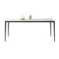 Rectangle Contemporary Dining Room Table Sintered Stone Table with 4 Black Legs Clearhalo ' dining_table' 'Dining Tables & Seating' 'Dining Tables' 'Furniture' 'furniture_dining_table' 'Kitchen & Dining Furniture' 'kitchen&dining_furn' 'kitchen' 'kitchen_dining_table' 1200x1200_62d99230-e6e8-40c0-a5b8-c75c589721ea