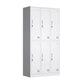 Modern Style Wardrobe White Metal Wardrobe Closet with Locks