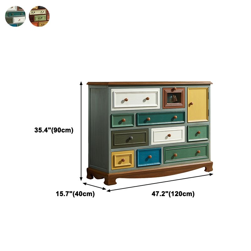 Bedroom Wooden Storage Chest Retro Storage Chest Dresser with Multi Drawers Clearhalo 'Bedroom Furniture' 'Dressers & Chests' 'dressers_chests' 'furn' 'furn_dressers_chests' 'Furniture' 1200x1200_62df2846-8f3f-45e7-a1f5-332e7e297c0d