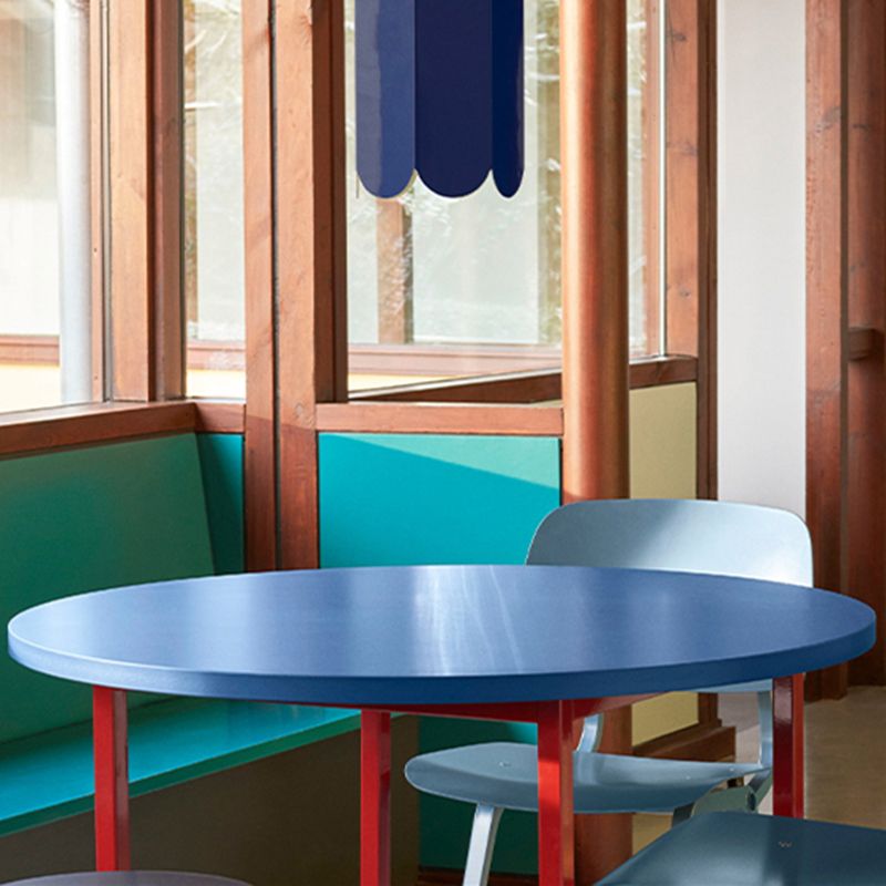 Modern Round Top Dinette Table Metal Base Dining Table for Coffee Shop Clearhalo 'Dining Tables & Seating' 'Dining Tables' 'dining_table' 'furn' 'furn_dining_table' 'Furniture' 'furniture_dining_table' 'Kitchen & Dining Furniture' 'kitchen' 'kitchen_dining_table' 1200x1200_62e03735-c572-452f-875b-f758aee01c09