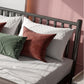 Queen Size Contemporary Metal Bed,40.15 " with Metal Legs Bed