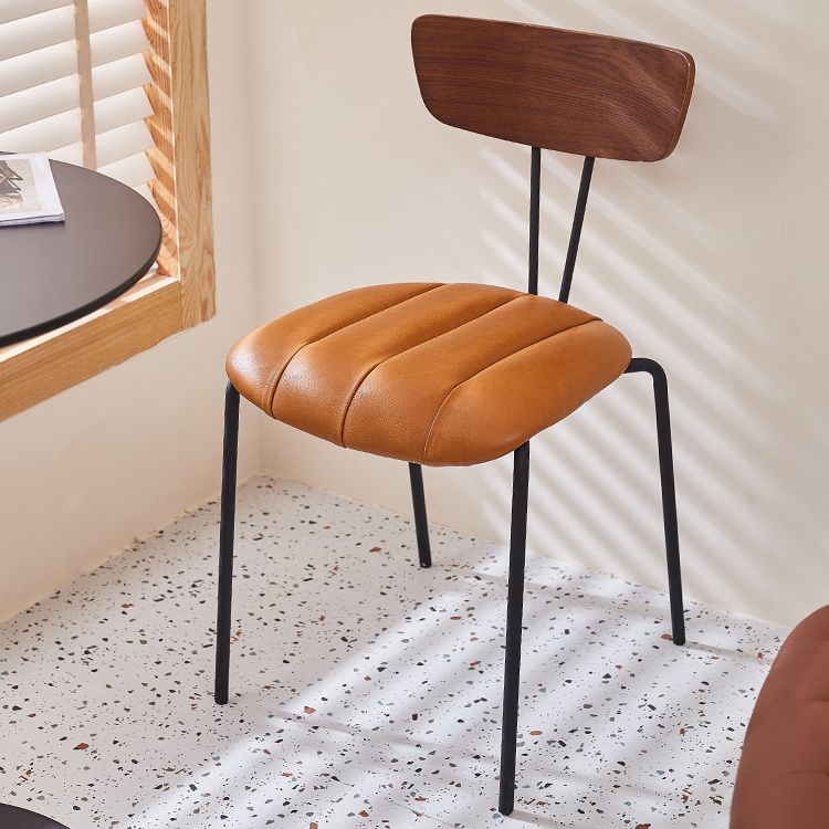 Industrial Style Dining Chair Kitchen Armless Side Chairs with Metal Legs Clearhalo ' kitchen&dining_furn' 'Dining Chairs' 'Dining Tables & Seating' 'dining_chair' 'furn' 'furn_dining_chair' 'Furniture' 'furniture_dining_chair' 'Kitchen & Dining Furniture' 'kitchen' 1200x1200_62e232b4-b2a1-41dc-87aa-7cd3c67adb77