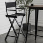 Matte Finish Solid Wood Bar Stools Contemporary Indoor Stools