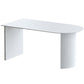 Solid Wood Contemporary Free Form Dining Table Marble Top Table for Dining Room and Kitchen Clearhalo ' dining_table' 'Dining Tables & Seating' 'Dining Tables' 'furn' 'furn_dining_table' 'Furniture' 'furniture_dining_table' 'Kitchen & Dining Furniture' 'kitchen&dining_furn' 'kitchen' 'kitchen_dining_table' 1200x1200_62e385f2-dd4f-4e89-866d-657648cbd288