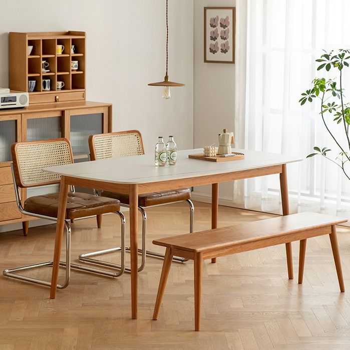 Contemporary White Standard Dining Table Sintered Stone Top Dining Table for Kitchen Clearhalo ' dining_table' 'Dining Tables & Seating' 'Dining Tables' 'furn' 'furn_dining_table' 'Furniture' 'furniture_dining_table' 'Kitchen & Dining Furniture' 'kitchen&dining_furn' 'kitchen' 'kitchen_dining_table' 1200x1200_62e52daa-83d1-4f04-81ed-8792d9b5a697