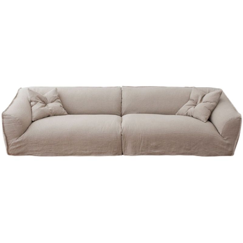 Modern Cotton Blend Sofa 38"W Pillow Top Arm Sofa for Living Room Clearhalo 'furn' 'furn_sofas' 'Furniture' 'furniture_sofas' 'kitchen' 'kitchen_sofas' 'Living Room Furniture' 'Sofa' 'sofas' 1200x1200_62e89a23-0e43-4e0c-9551-bd6844a19843