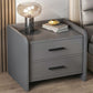 Wooden Bedside Cabinet Modern Minimalist Bedside Table with Drawers