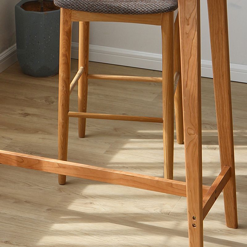 Tavolo da pub a barre in legno massiccio del rettangolo contemporaneo per soggiorno