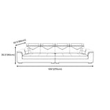 Contemporary Removable Cushions Sectionals 35.43"High Pillow Top Arm Sofa with Storage Clearhalo 'furn' 'furn_sectionals' 'Furniture' 'furniture_sectionals' 'kitchen' 'kitchen_sectionals' 'Living Room Furniture' 'Sectionals' 1200x1200_62ecc043-28dd-432f-8774-01fc9dedae9e