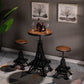 Ensemble de Table de Bar de Style industriel, 1/3 pièces, ensemble de Table de Bar en bois massif