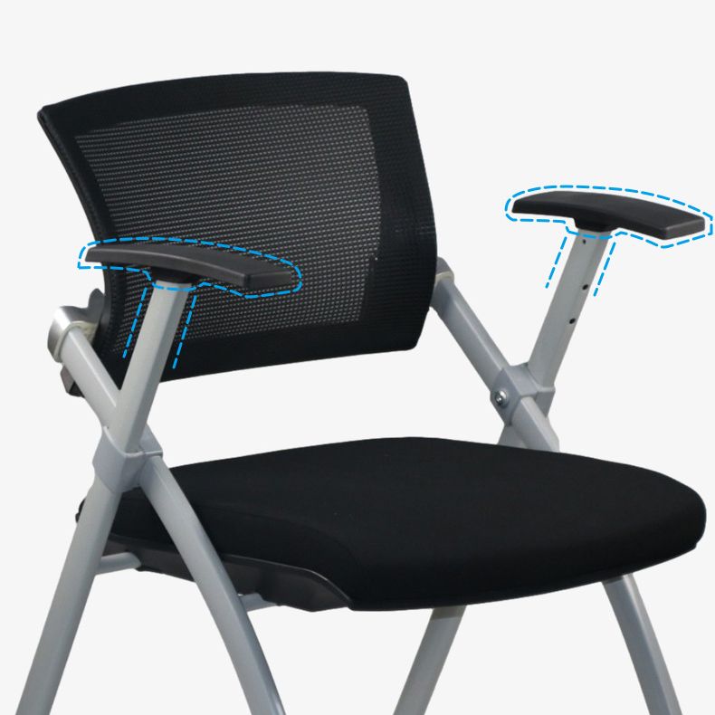 Modern Low Back Office Chair Gray Frame with Breathable AirGrid Conference Chair Clearhalo 'furn' 'furn_office_chair' 'Furniture' 'Office Chairs' 'Office Furniture' 'office_chair' 1200x1200_62ede741-5d9e-4ce4-9258-e5ec51e781af