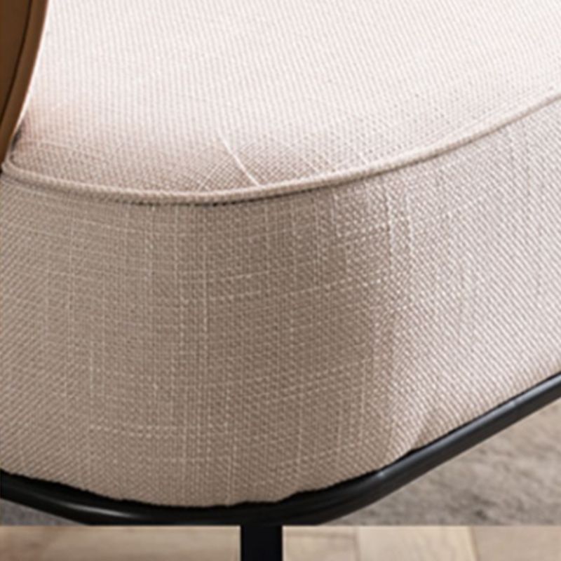 Modern Armchair Solid Color Pillow Back Basic Four Legs Chair Clearhalo 'Accent Chairs' 'accent_chairs' 'Chairs & Seating' 'furn' 'furn_accent_chairs' 'Furniture' 'Living Room Furniture' 1200x1200_62eea2c5-0845-4ca6-8dc8-d2a8a0e4d7fe