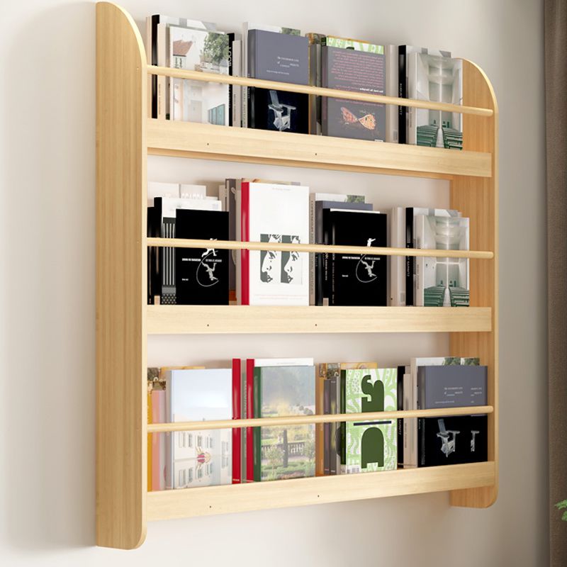 Wood Floating Bookcase Contemporary Style Wall Mounted Book Shelf Clearhalo 'Bookcases' 'furn' 'furn_bookcases' 'Furniture' 'furniture_bookcases' 'kitchen' 'kitchen_bookcases' 'Living Room Furniture' 'Office Furniture' 1200x1200_62f227ef-fd68-4dfa-979f-3c3449b75f51