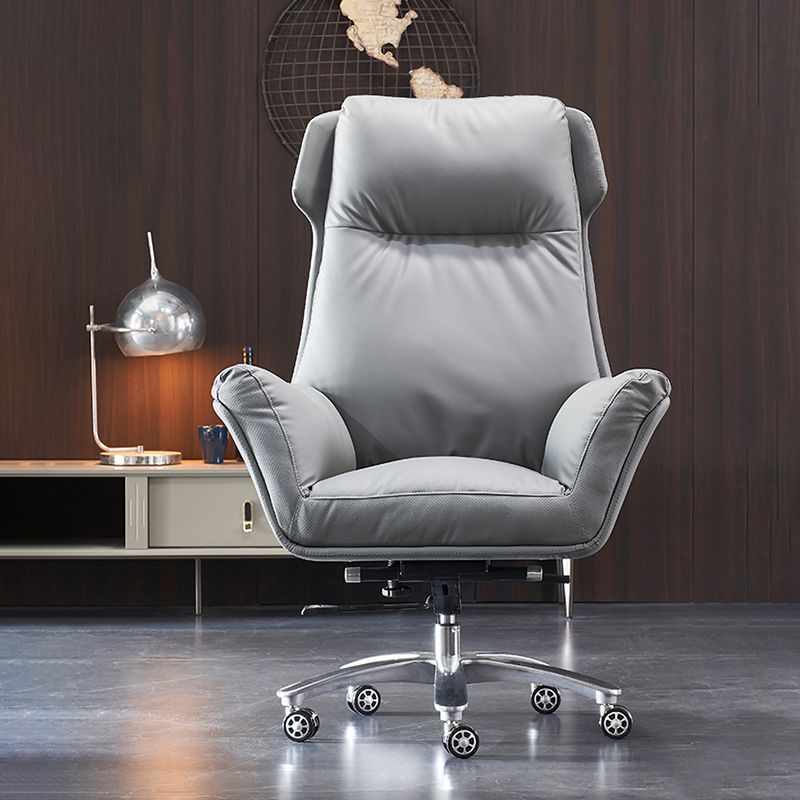 Moderner Executive Swivel Office Chair High Back Armless Manager Stuhl
