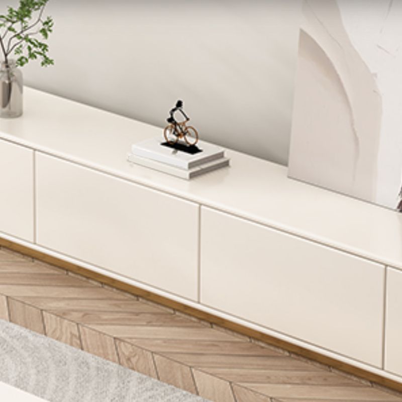 Engineered Wood TV Console Contemporary Enclosed Storage White Media Console Clearhalo 'furn' 'furn_tv_stands_entertainment_centers' 'Furniture' 'Living Room Furniture' 'TV Stands & Entertainment Centers' 'TV Stands & Media Storage Furniture' 'tv_stands_entertainment_centers' 1200x1200_62f6d9da-70f7-45d1-977a-7f01b6a91914