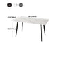 Metal Industrial Rectangle Dining Table Sintered Stone Table with Legs Clearhalo ' dining_table' 'Dining Tables & Seating' 'Dining Tables' 'Furniture' 'furniture_dining_table' 'Kitchen & Dining Furniture' 'kitchen&dining_furn' 'kitchen' 'kitchen_dining_table' 1200x1200_62f87f4f-02df-44ba-baea-2e4ac816cb25