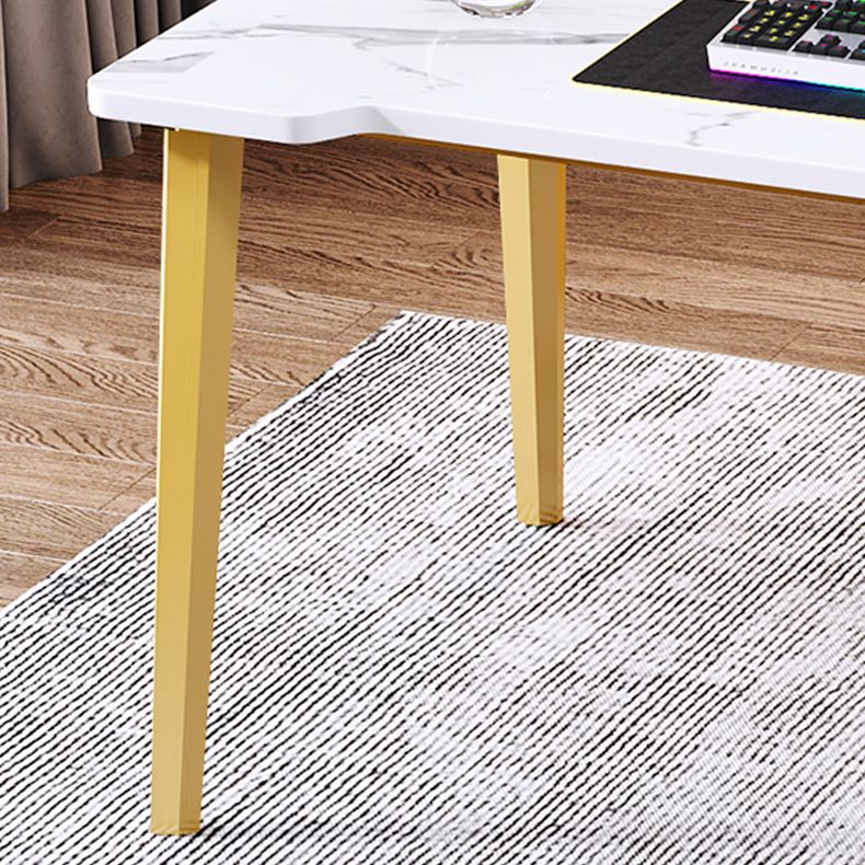 Contemporary Office Desk Home Writing Desk with Drawer and Cabinet Clearhalo 'furn' 'furn_office_desk' 'Furniture' 'Office Desks' 'Office Furniture' 'office_desk' 1200x1200_62f89a7a-a3ac-4328-bee9-7965818447b7