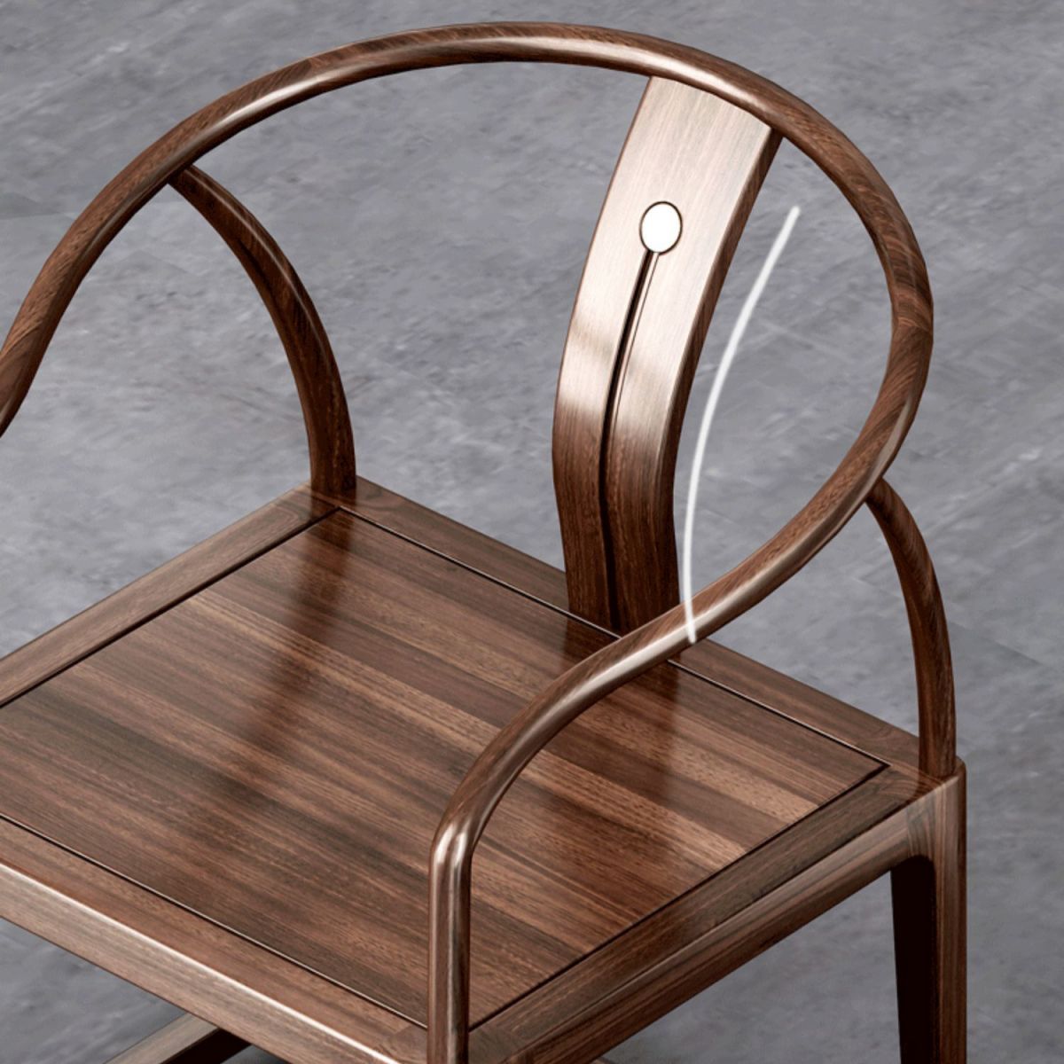 Traditionele stijl eetgel stoel stoere houten stoel stoel voor thuis