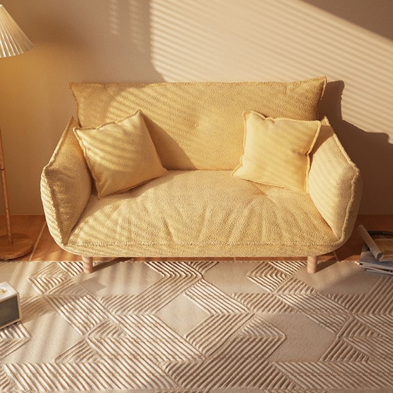 Moderne Stoffsofa eingebrauchter Armsitze mit Kissen für Wohnung