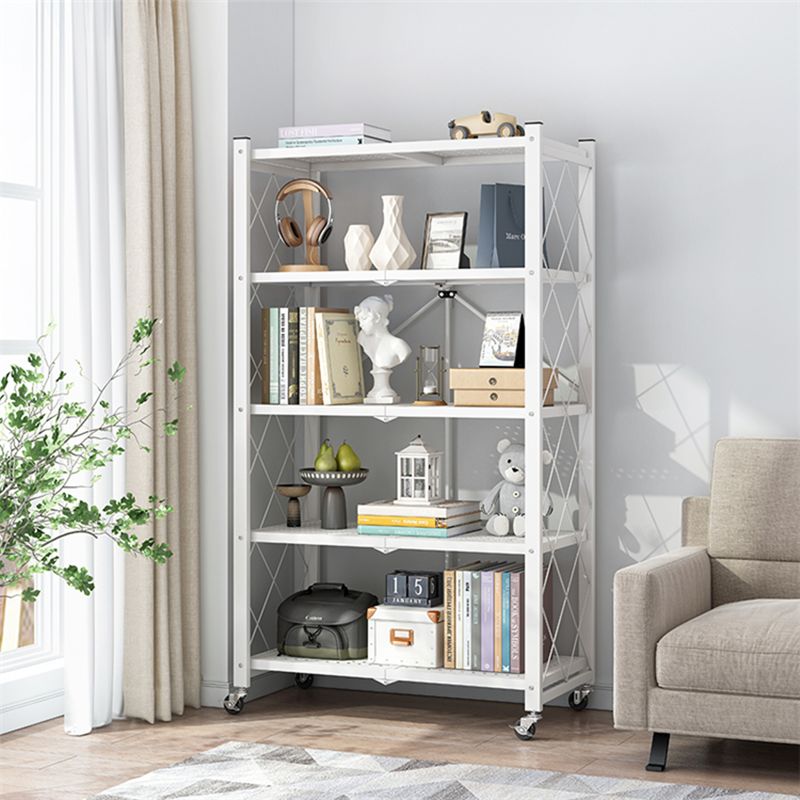 Moderner Stil Metal -Bücherregal Open Etagere Regal Heimbuchhandel