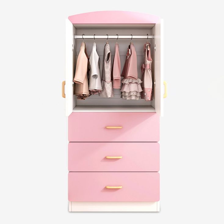 Contemporary Style Wooden Wardrobe White Colour Wardrobe Closet for Home Clearhalo 'Armoires & Wardrobes' 'armoires_wardrobes' 'Bedroom Furniture' 'furn' 'furn_armoires_wardrobes' 'Furniture' 1200x1200_63005d86-27b5-4619-a249-37ea5d522c28