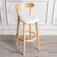 Contemporary Solid Wood Barstool Indoor Bar Stool with Cushion and Low Back Clearhalo 'Bar Furniture' 'Bar Stools' 'bar_stools' 'furn' 'furn_bar_stools' 'furniture_bar_stools' 'Kitchen & Dining Furniture' 'kitchen&dining_furn' 'kitchen' 'kitchen_furn' Furniture' 1200x1200_6300d1d3-adf6-48bb-88dd-abae4c3fe4c6