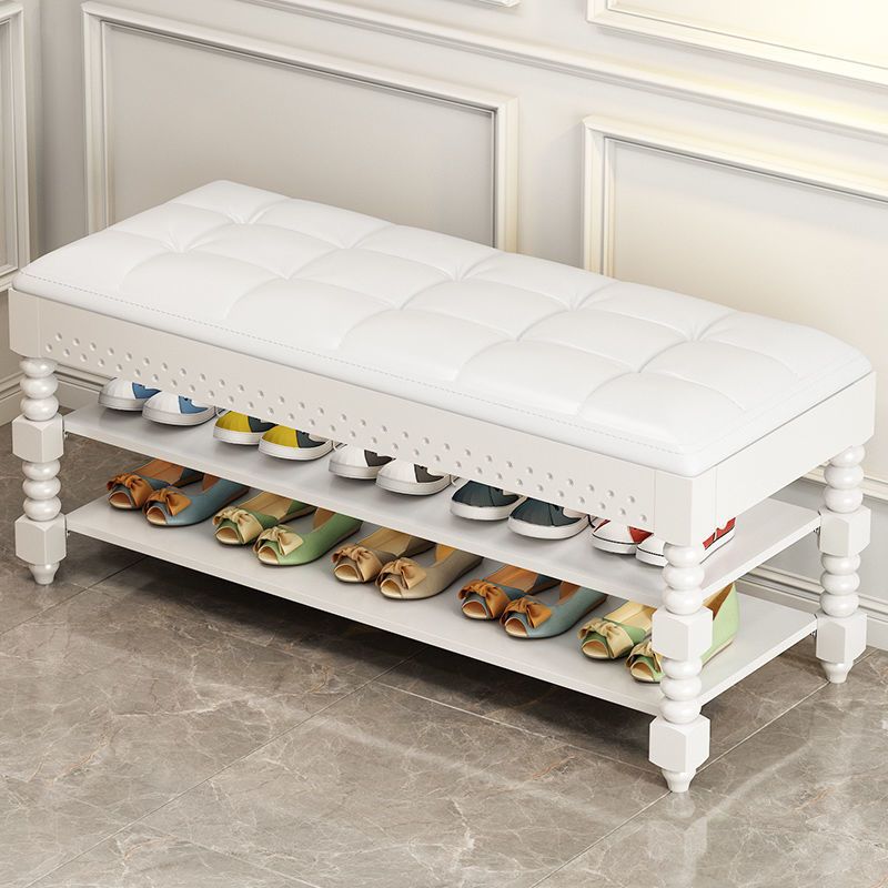 Mid-Century Modern Seating Bench Upholstered Cushioned Bench Clearhalo 'Benches' 'Chairs & Seating' 'furn' 'furn_benches' 'Furniture' 'Living Room Furniture' 1200x1200_63015cd1-12d6-4978-a5d3-31044ae080e1