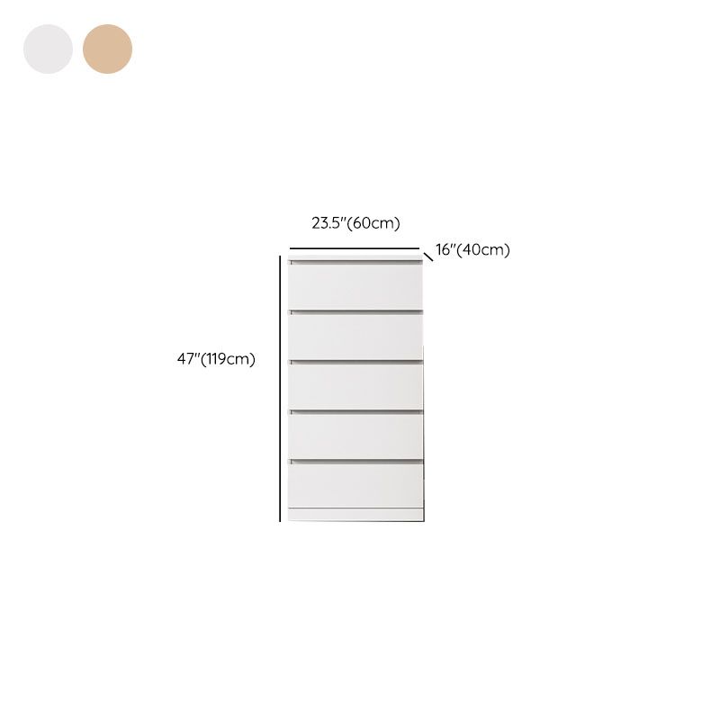 Cómoda de almacenamiento contemporánea Cómoda de madera de ingeniería para dormitorio con cajones