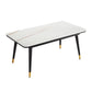 Rectangular Sintered Stone Dining Table Modern 4 Legs Furniture in Matte Finish Clearhalo 'Dining Tables & Seating' 'Dining Tables' 'dining_table' 'furn' 'furn_dining_table' 'Furniture' 'Kitchen & Dining Furniture' 1200x1200_63029fda-82b9-4413-9b9c-bb3d6cfc7165