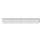 16 - Inch D White TV Console with Glide Drawer Included , Contemporary TV Stand