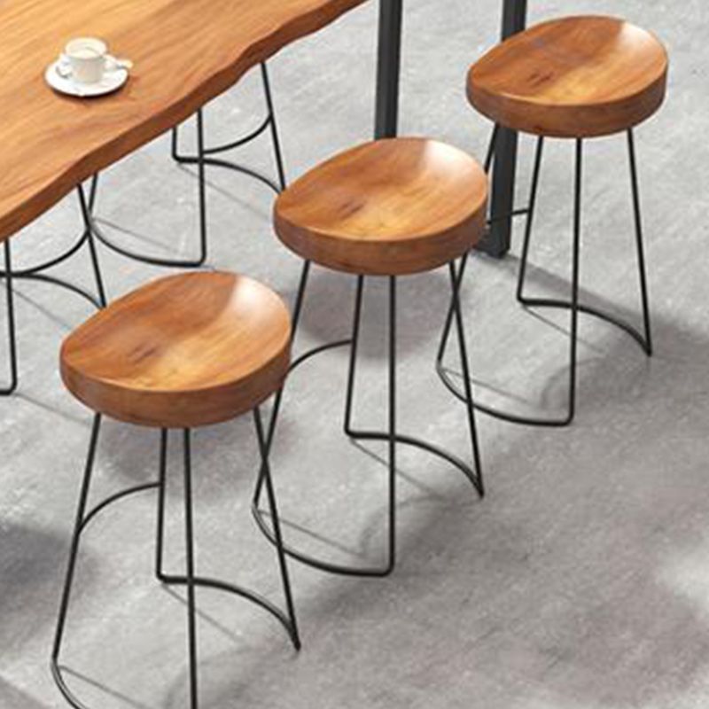 1/2/7 Pieces Modern Rectangle Pub Table Set Wooden Counter Table with Backless Stools Clearhalo 'Bar Furniture' 'furn' 'furn_home_bar_bar_sets' 'Furniture' 'Home Bars & Bar Sets' 'home_bar_bar_sets' 'Kitchen & Dining Furniture' 1200x1200_6304b448-d3d1-4f3b-9d8e-4a12574dc668