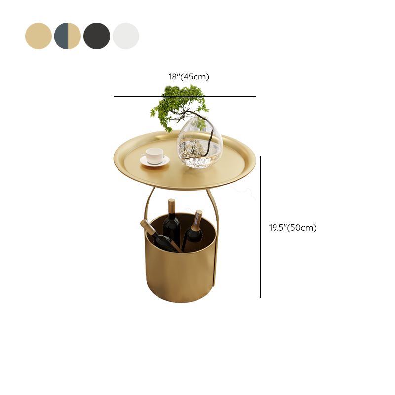 Comodino in metallo comodino glam accento comodino per camera da letto