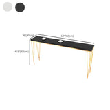 Glam Bar-height Table Solid Wood Top Pub Table for Dining Room