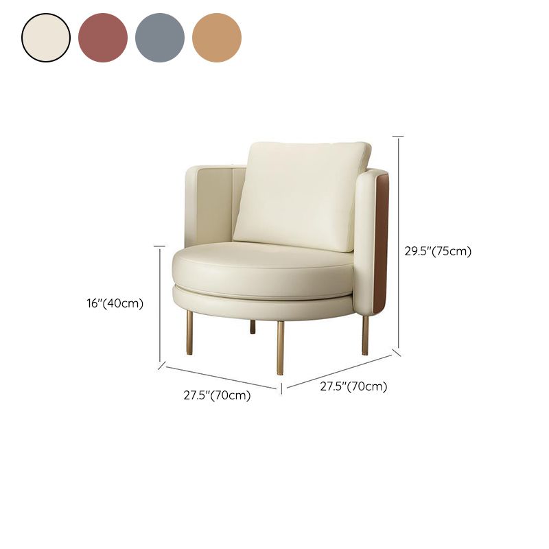 27.55" Wide Parsons Chair Armless Chair with Pillow Back for Living Room Clearhalo 'Accent Chairs' 'accent_chairs' 'Chairs & Seating' 'furn' 'furn_accent_chairs' 'Furniture' 'Living Room Furniture' 1200x1200_63096ab3-c443-4198-bf67-7f5a72bf07f1