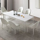 Contemporary 1/4/5/7 Pieces Dining Set Sintered Stone Dinette Furniture for Home Use Clearhalo 'Dining Room Sets' 'Dining Tables & Seating' 'dining_room_set' 'furn' 'furn_dining_room_set' 'Furniture' 'furniture_dining_room_set' 'Kitchen & Dining Furniture' 'kitchen&dining_furn' 'kitchen' 1200x1200_630b47e4-bc93-476f-972c-60b872f12b72