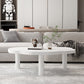 White Coffee Table Nordic Style Coffee Table for Living Room