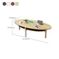 Manufactured Wood Office Desk Contemporary Oval Writing Desk Clearhalo 'furn' 'furn_office_desk' 'Furniture' 'Office Desks' 'Office Furniture' 'office_desk' 1200x1200_630bb840-894e-429d-8dd4-a68e431a520f