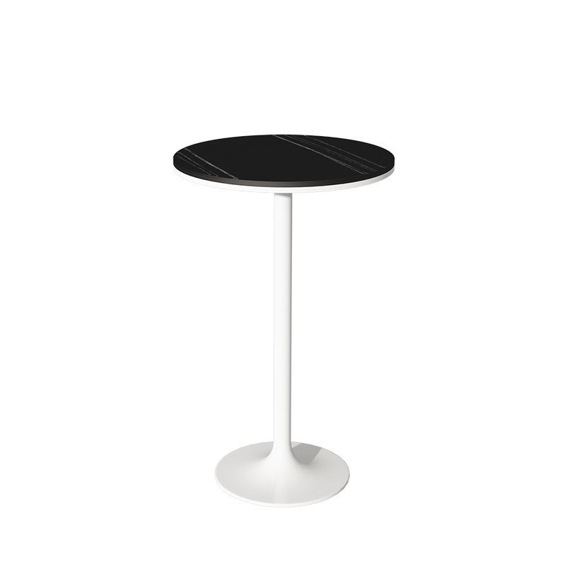 Contemporary Round Bar Dining Table Indoor Pedestal Bar Height Table 42-Inch Top Clearhalo 'Bar Furniture' 'Bar Tables' 'bar_tables' 'furn' 'furn_bar_tables' 'Furniture' 'furniture_bar_tables' 'Kitchen & Dining Furniture' 'kitchen&dining_furn' 'kitchen' 1200x1200_630d4788-8b0c-4edb-a3c5-bce0ccf49297