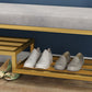 Glam 14" W Seating Bench Cushioned Rectangle Shoe Storage Entryway and Bedroom Bench Clearhalo 'Benches' 'Chairs & Seating' 'furn' 'furn_benches' 'Furniture' 'Living Room Furniture' 1200x1200_6312c151-2355-443b-b482-2cdba8db8d75