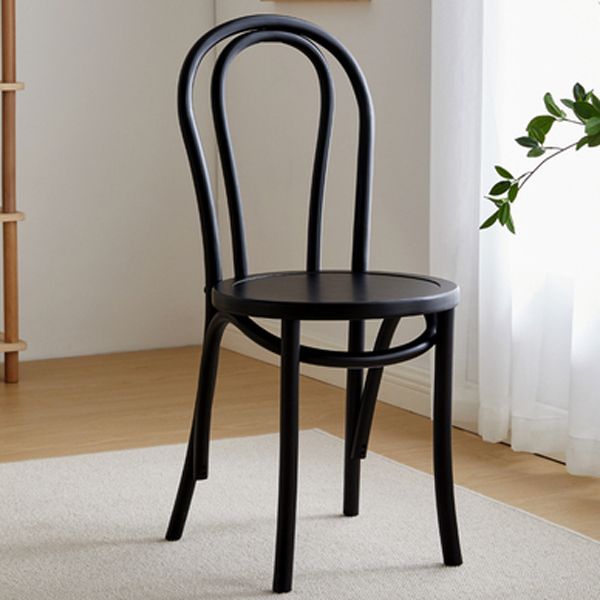 Glam Style Side Chair Solid Wood Home Windsor Back Dining Chair Clearhalo 'Dining Chairs' 'Dining Tables & Seating' 'dining_chair' 'furn' 'furn_dining_chair' 'Furniture' 'furniture_dining_chair' 'Kitchen & Dining Furniture' 1200x1200_63131f05-bd98-419c-8150-c9b129dc29b7