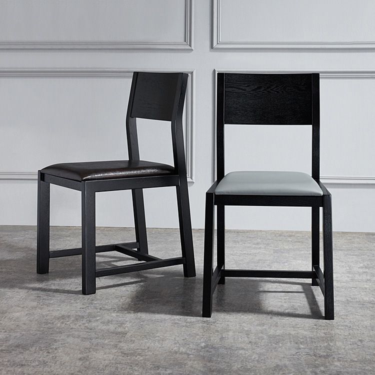 Contemporary Dining Room Dining Chairs Armless Solid Wood Kitchen Chairs Clearhalo 'Dining Chairs' 'Dining Tables & Seating' 'dining_chair' 'furn' 'furn_dining_chair' 'Furniture' 'furniture_dining_chair' 'Kitchen & Dining Furniture' 1200x1200_6314887a-c1ad-4726-8bcf-71a67cb2c9a4