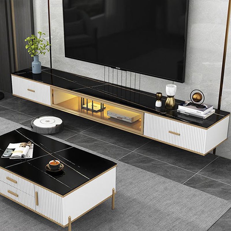Modern Style Wall-mounted TV Console Slate TV Stand with Drawers Clearhalo 'furn' 'furn_tv_stands_entertainment_centers' 'Furniture' 'Living Room Furniture' 'TV Stands & Entertainment Centers' 'TV Stands & Media Storage Furniture' 'tv_stands_entertainment_centers' 1200x1200_6317ccaf-bb3a-475c-b214-ffc9222452d6