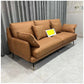 Modern Pillow Top Arm Settee Furniture with Pillows Dark Brown Sofa and Chaise Clearhalo 'furn' 'furn_sectionals' 'Furniture' 'furniture_sectionals' 'kitchen' 'kitchen_sectionals' 'Living Room Furniture' 'Sectionals' 1200x1200_63180f99-a28b-4d81-b5e4-8406f6c41637