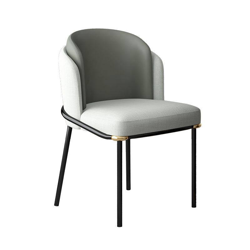 Metal Leg Dining Chair Modern Coffee Shop Parsons Dining Side Chair Clearhalo 'Dining Chairs' 'Dining Tables & Seating' 'dining_chair' 'furn' 'furn_dining_chair' 'Furniture' 'Kitchen & Dining Furniture' 1200x1200_631876a0-2819-487b-951e-0b442868a1d1