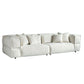 Modernism Sewn Pillow Back Sofa Tuxedo Arm Sofa with 4 Pillows Clearhalo 'furn' 'furn_sofas' 'Furniture' 'Living Room Furniture' 'Sofa' 'sofas' 1200x1200_6318a14d-207e-49a4-a61a-cc2b4d9d0e5f