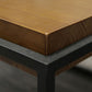 Rectangular Wooden Cocktail Table Metal Frame Coffee Table in Black Clearhalo 'Coffee & Accent Tables' 'Coffee Tables' 'coffee_tables' 'furn' 'furn_coffee_tables' 'Furniture' 'Living Room Furniture' 1200x1200_6318e4ef-e263-44bf-926e-e0e60260234d