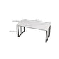 Rectangular Shaped Office Desk 2 Legs Writing Desk in Grey/White for Office Clearhalo 'furn' 'furn_office_desk' 'Furniture' 'Office Desks' 'Office Furniture' 'office_desk' 1200x1200_631e1ac9-b0b3-4a72-b693-aed6c59ec191
