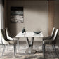 Medieval Modern Stone Dinette Table Rectangle Table for Dining Room Clearhalo 'Dining Tables & Seating' 'Dining Tables' 'dining_table' 'furn' 'furn_dining_table' 'Furniture' 'Kitchen & Dining Furniture' 1200x1200_631edc60-6c78-4f47-85e9-1798928766e5