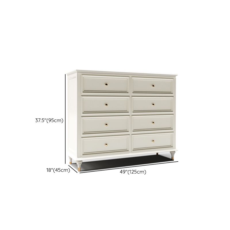 Chox de almacenamiento tradicional tocador de madera sólida con cajones de 9/8/7/5