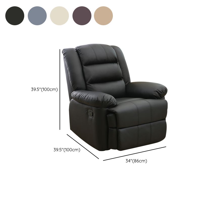 Moderno e contemporaneo home theater recliner rocker solido color interno